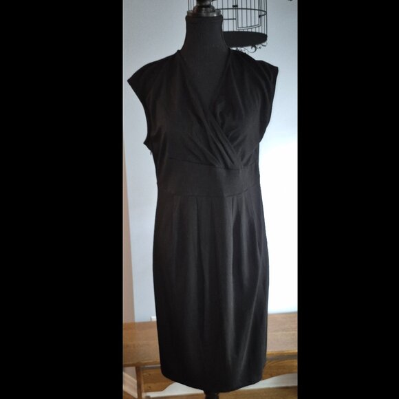 NWT Gagefin Black Sleeveless Crossover Dress (XL) - Picture 2 of 10